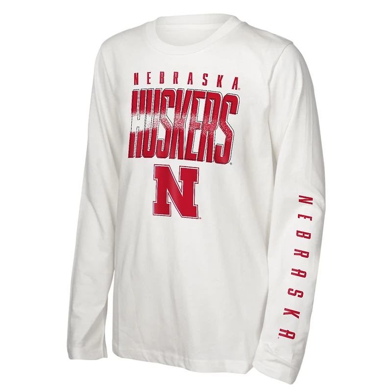 Preschool Outerstuff Nebraska Huskers Mix 3-in-1 Combo T-Shirt Set