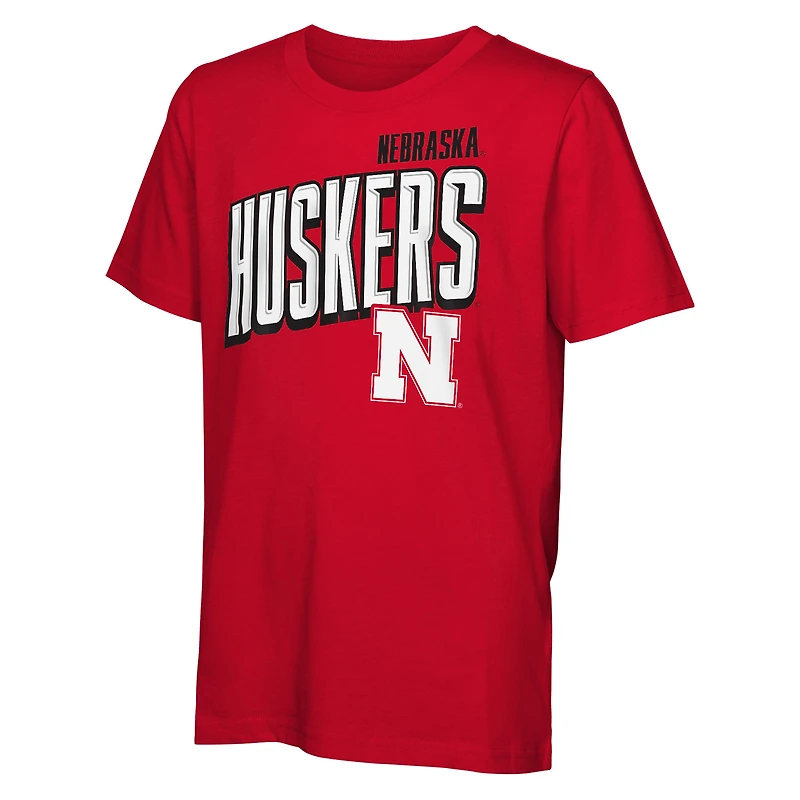 Preschool Outerstuff Nebraska Huskers Mix 3-in-1 Combo T-Shirt Set
