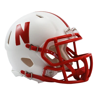 Mini casque de football Riddell Nebraska Huskers Revolution Speed