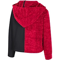 Sweat à capuche rouge en tricot Colosseum Nebraska Huskers Gals pour tout-petits