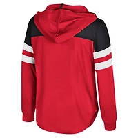 T-shirt à manches longues et capuche pour tout-petits Colosseum Scarlet Nebraska Huskers Reflection