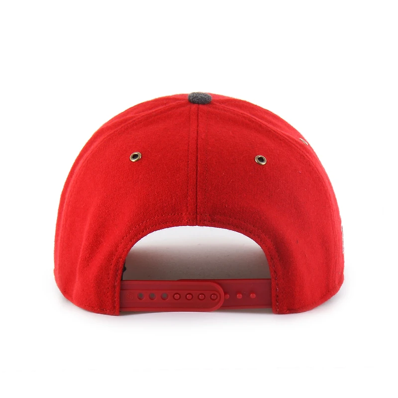 Unisex '47 Scarlet Nebraska Huskers Windowpane Plaid Collection Hitch Adjustable Hat