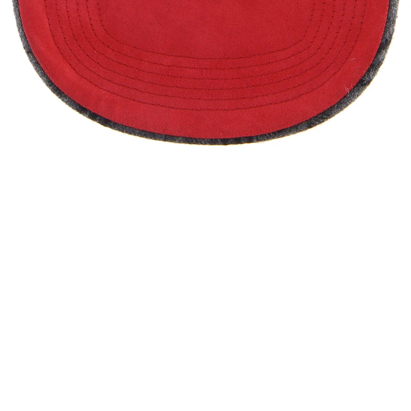 Unisex '47 Scarlet Nebraska Huskers Windowpane Plaid Collection Hitch Adjustable Hat