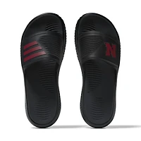 Sandales unisexes adidas Nebraska Huskers Alphabounce 2.0 noires