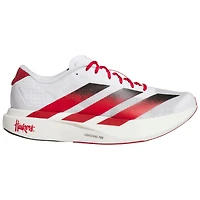Unisex adidas White Nebraska Huskers Adizero Evolution SL Running Shoes