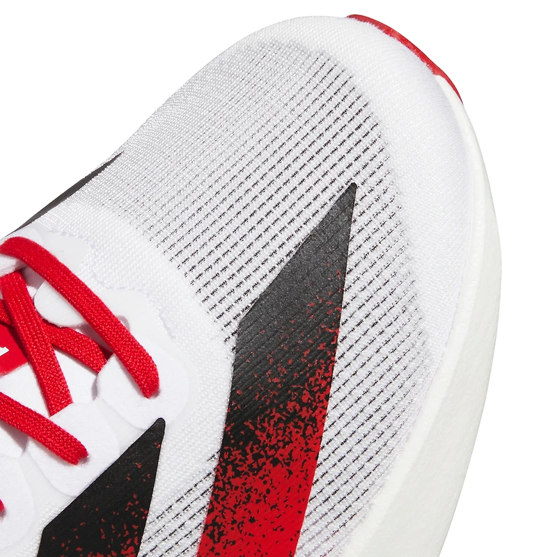 Unisex adidas White Nebraska Huskers Adizero Evolution SL Running Shoes