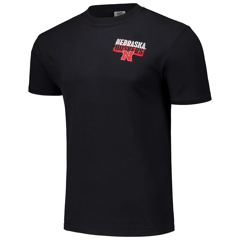 T-shirt unisexe noir Nebraska Huskers Hyper Local Blackshirts
