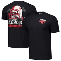 T-shirt unisexe noir Nebraska Huskers Hyper Local Blackshirts