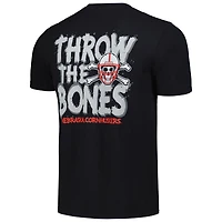 Unisex Black Nebraska Huskers Hyper Local Throw the Bones T-Shirt