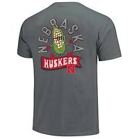 Unisex Scarlet Nebraska Huskers Hyper Local Farming Flag Skyline T-Shirt