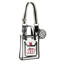 WEAR by Erin Andrews Nebraska Huskers Clear Stadium Crossbody Purse with Coin Pouch
