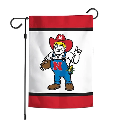 WinCraft Nebraska Huskers Drapeau de jardin double face College Vault 30,5 x 45,7 cm