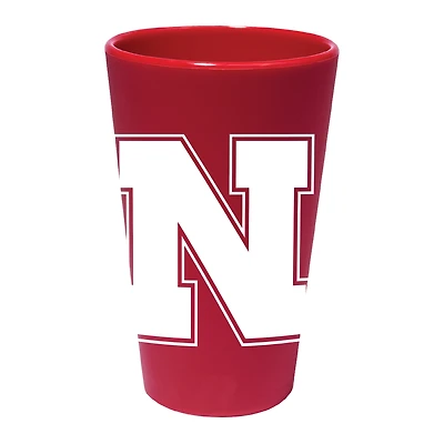 WinCraft Nebraska Huskers 16oz. Team Color Silicone Pint Glass