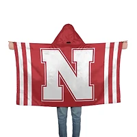 Drapeau à capuche WinCraft Nebraska Huskers 3' x 5'