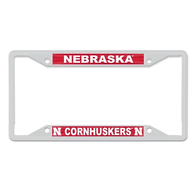 Cadre de plaque d'immatriculation WinCraft Nebraska Huskers