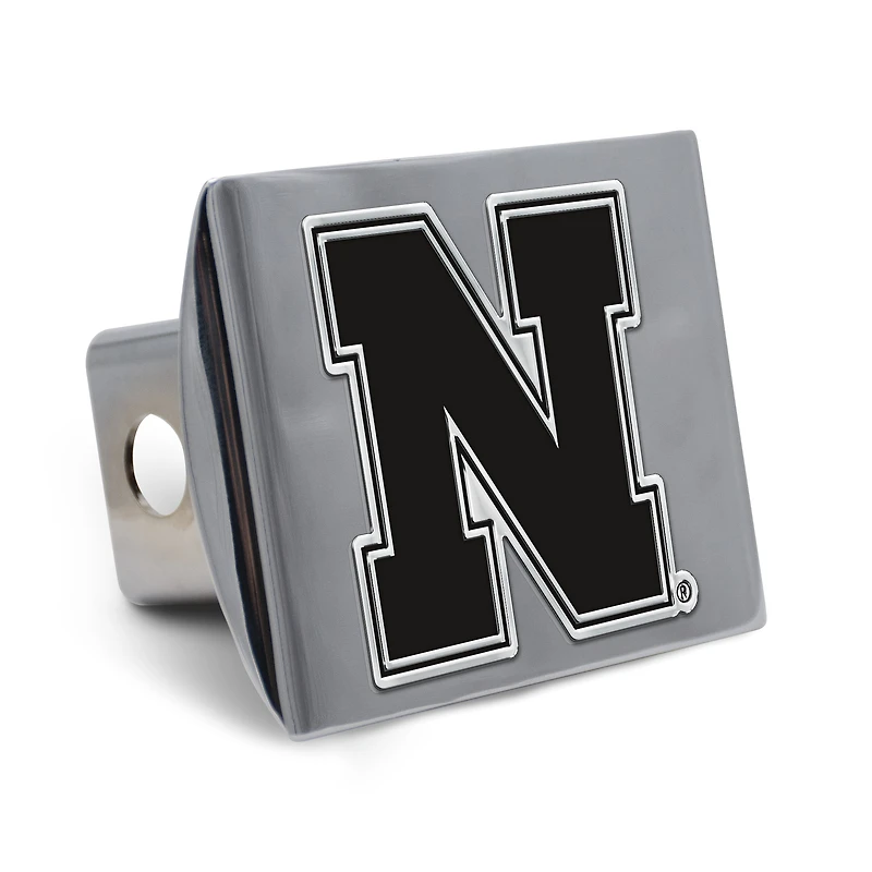WinCraft Nebraska Huskers Premium Metal Chrome Hitch Cover