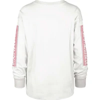 T-shirt à manches longues '47 Cream Nebraska Huskers Statement SOA 3-Hit pour femmes