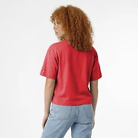 Women's Champion Scarlet Nebraska Huskers Home Wordmark T-Shirt