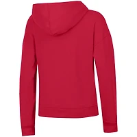 Women's Champion Scarlet Nebraska Huskers Powerblend Fleece Hoodie