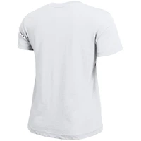 Women's Champion  White Nebraska Huskers Arched Over Logo T-Shirt