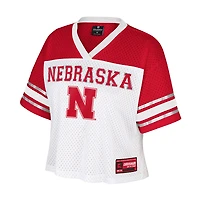 Maillot de football court Nebraska Huskers Treasure pour femme Colosseum White