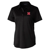 Polo Prospect noir Cutter & Buck pour femme, Nebraska Huskers