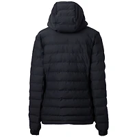 Doudoune isolante entièrement zippée pour femme, noire, Nebraska Huskers Ridge Repreve Eco, Cutter & Buck