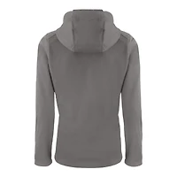 Veste zippée intégrale recyclée en softshell Evoke Eco pour femme, Cutter & Buck Pewter, Nebraska Huskers Alumni