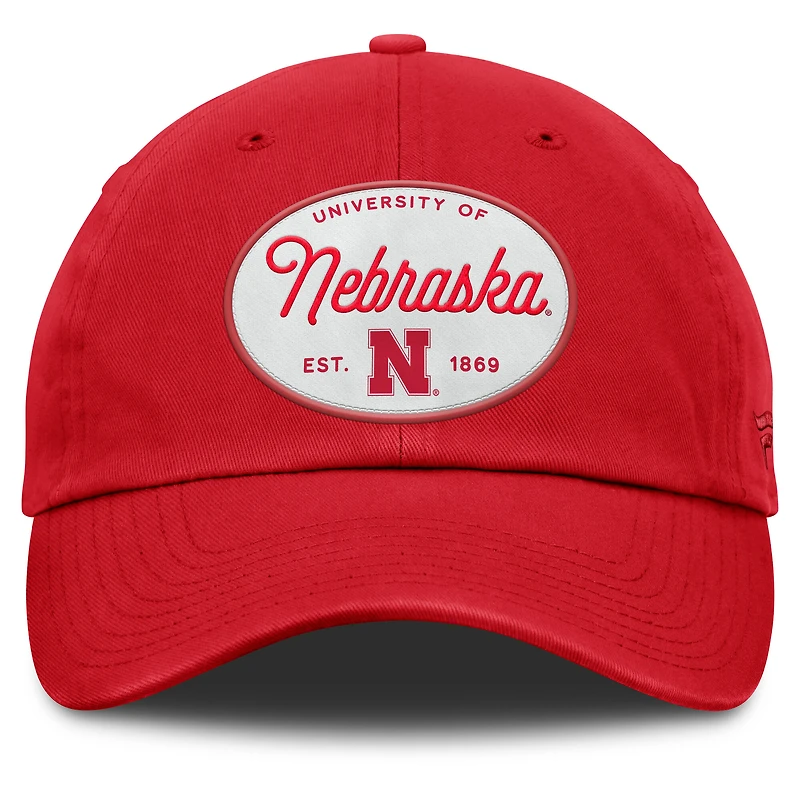 Casquette ajustable Candid Scarlet Nebraska Huskers pour femmes Fanatics