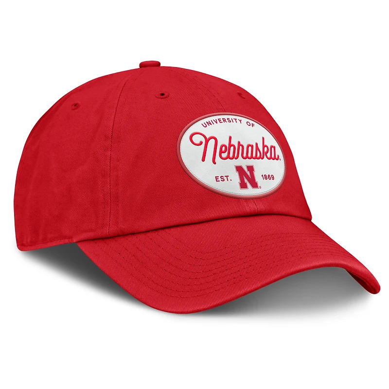 Women's Fanatics Scarlet Nebraska Huskers Candid Adjustable Hat