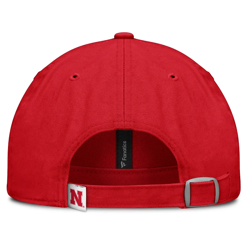 Women's Fanatics Scarlet Nebraska Huskers Candid Adjustable Hat