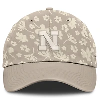 Women's Fanatics  Stone Nebraska Huskers Blossom Adjustable Hat
