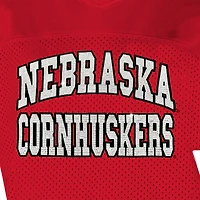 T-shirt à strass rouge Gameday Couture Nebraska Huskers Until Kickoff pour femme
