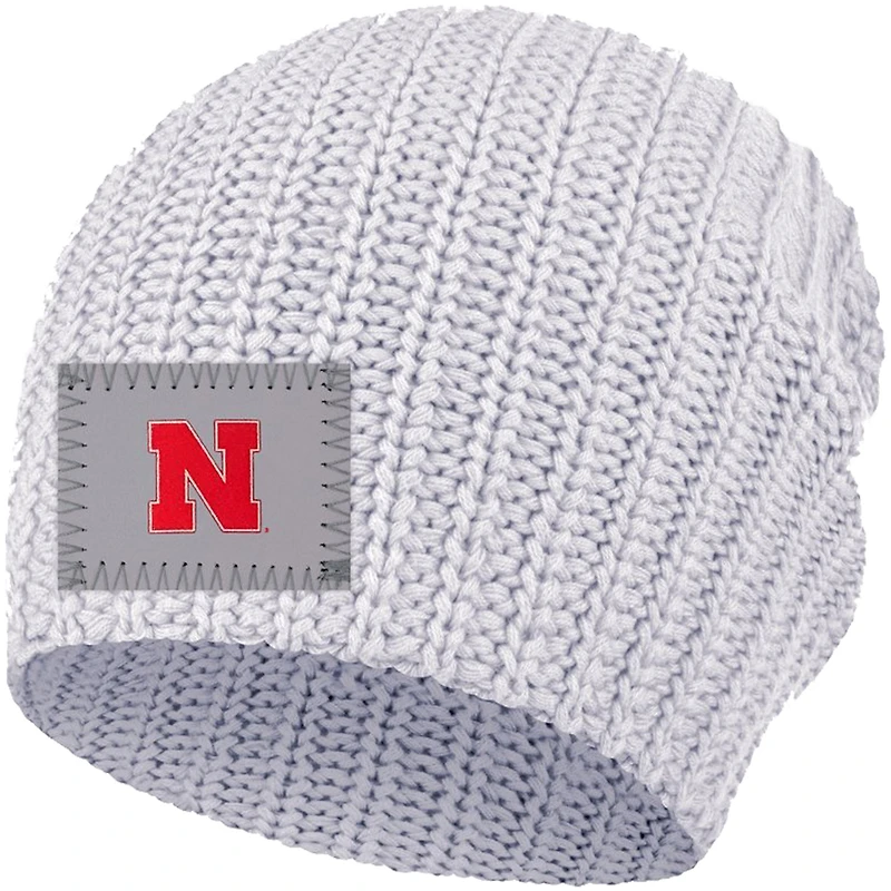 Bonnet en tricot Love Your Melon Nebraska Huskers pour femme, gris