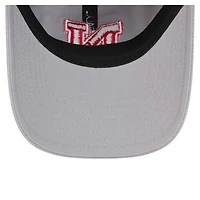 Casquette ajustable 9TWENTY avec logo des Nebraska Huskers de New Era pour femme, grise