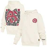 Sweat à capuche crème Nebraska Huskers Elena Janise pour femmes, Pressbox