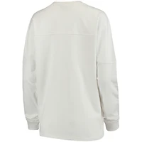 T-shirt à manches longues Edith des Huskers du Nebraska blanc pour femme