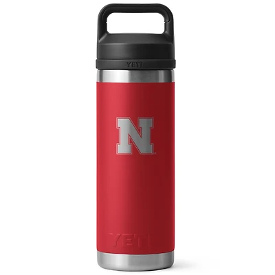 YETI Nebraska Huskers 18oz. Rambler Chug Water Bottle