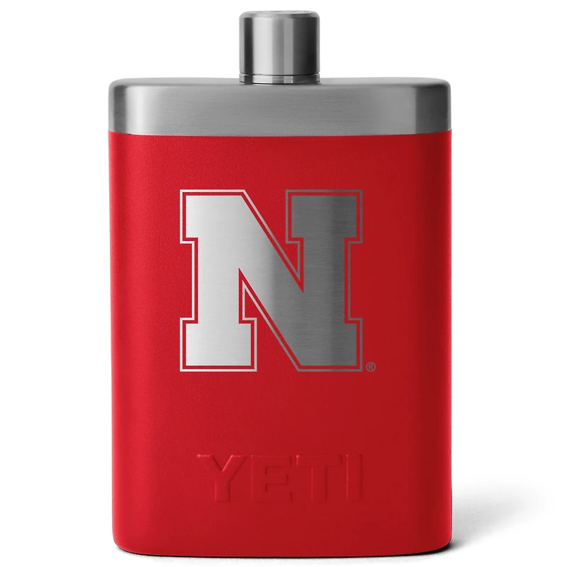 YETI Red Nebraska Huskers 7oz. Flask