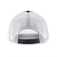 Casquette de camionneur ajustable Nebraska Huskers Super Stripe Hitch pour jeunes, couleur écarlate/noir, 1947