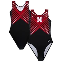 Youth Black Nebraska Huskers Elite Spirit Leotard