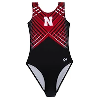 Justaucorps Elite Spirit noir pour jeunes Nebraska Huskers