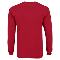 Youth Champion Scarlet Nebraska Huskers Distressed Arch Over Logo Long Sleeve T-Shirt