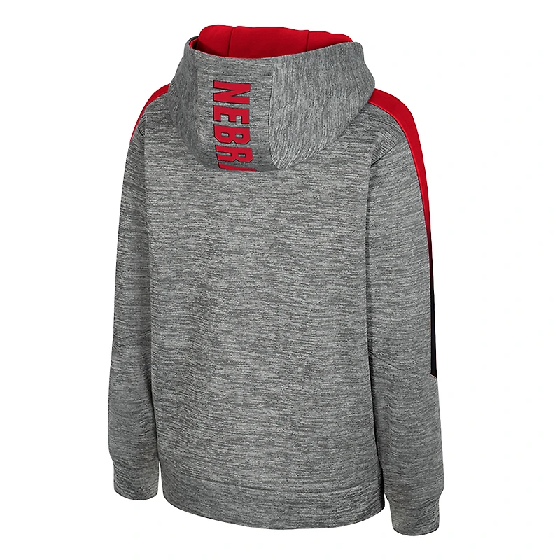 Sweat à capuche gris The Gang des Nebraska Huskers du Colisée pour jeunes