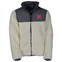 Veste Teddy Sherpa zippée intégrale Youth Garb Charcoal Nebraska Huskers