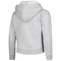Youth League Collegiate Wear Sweat à capuche entièrement zippé Nebraska Huskers gris chiné