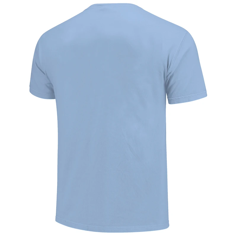 T-shirt bleu clair pour jeunes Nebraska Huskers avec drapeau américain