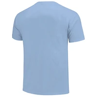 T-shirt bleu clair pour jeunes Nebraska Huskers avec drapeau américain
