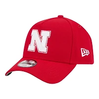 Casquette ajustable New Era Scarlet Nebraska Huskers 9FORTY pour jeunes