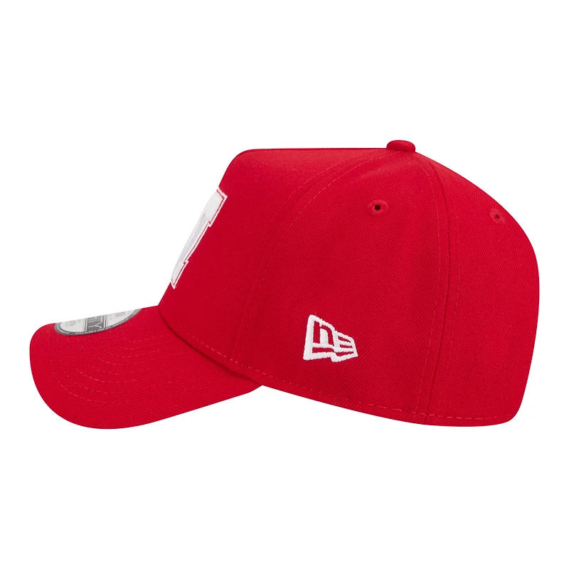 Casquette ajustable New Era Scarlet Nebraska Huskers 9FORTY pour jeunes
